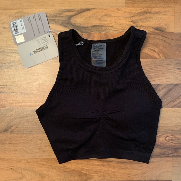 ✨Host Pick✨New Gymshark Flawless Knit Sports Bra - Black - Picture 4 of 8